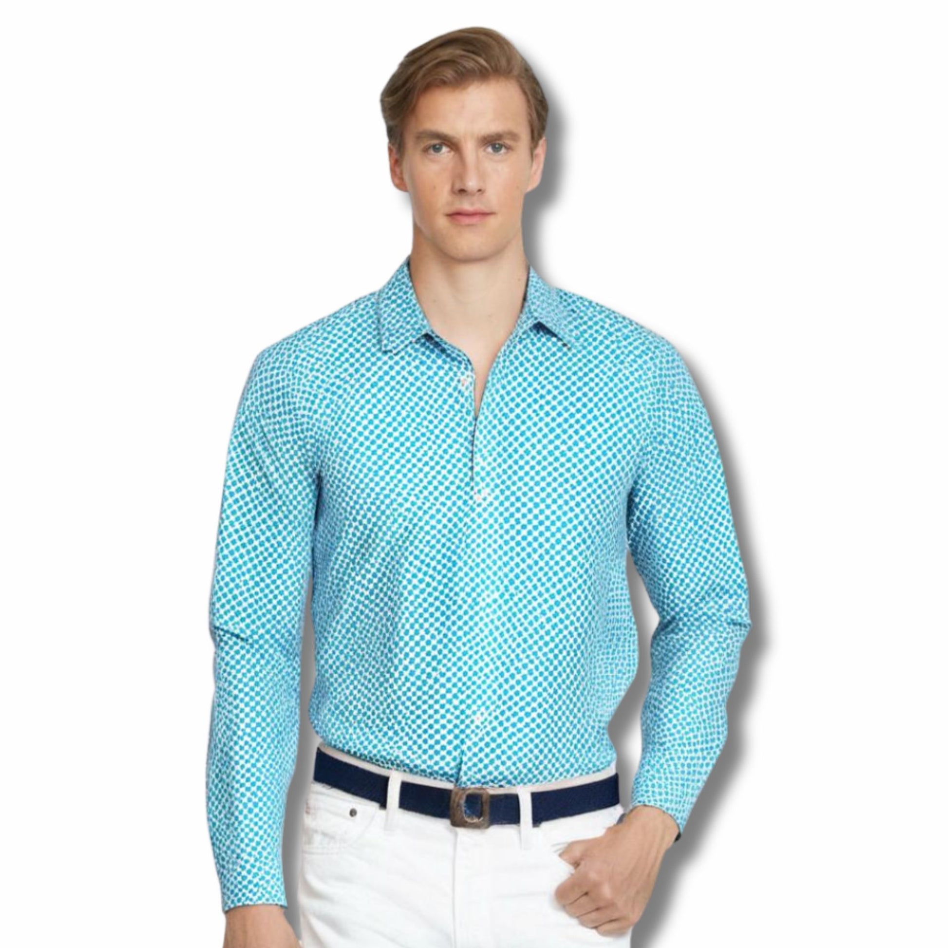 Printed shirt for men in Blue