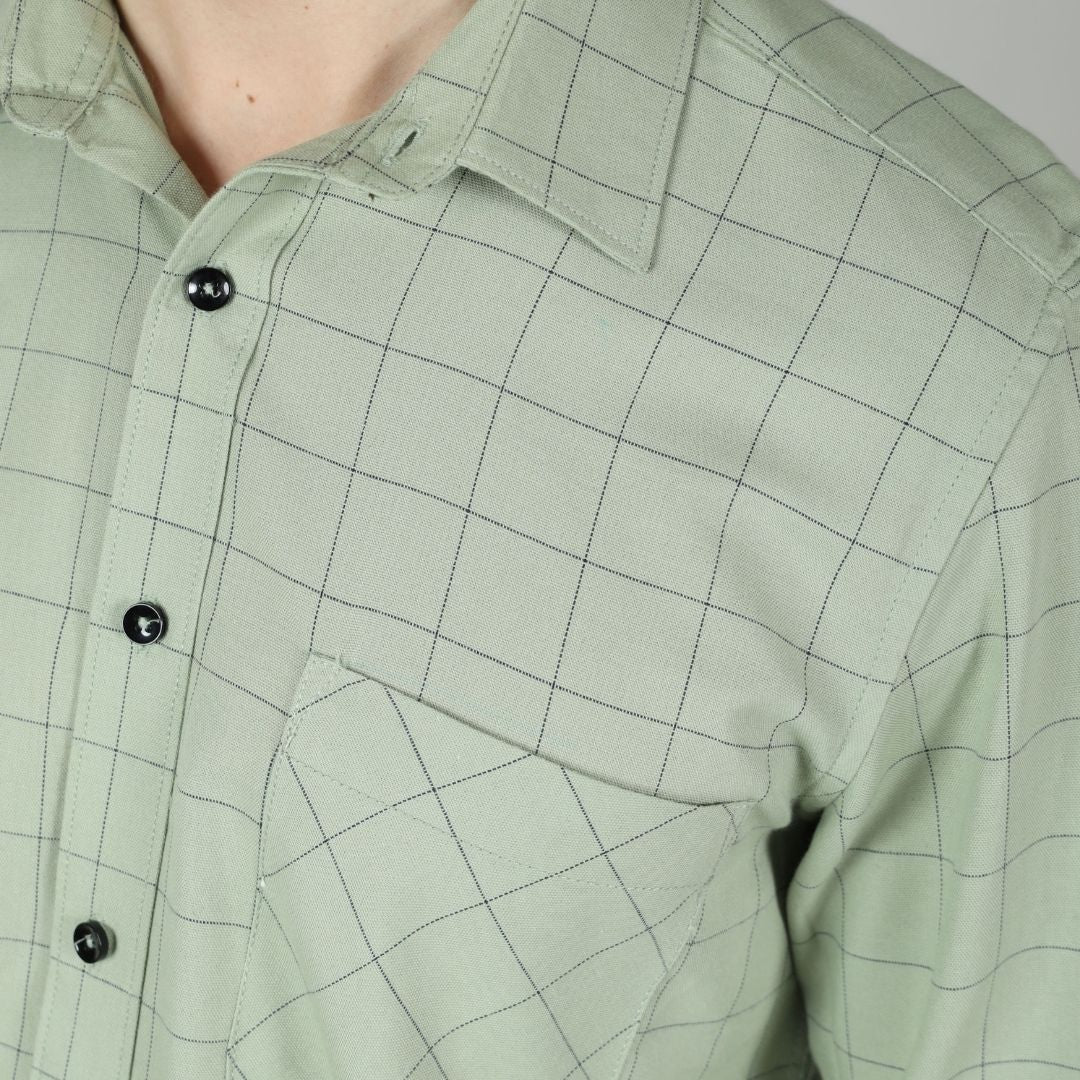 Checks shirt for men