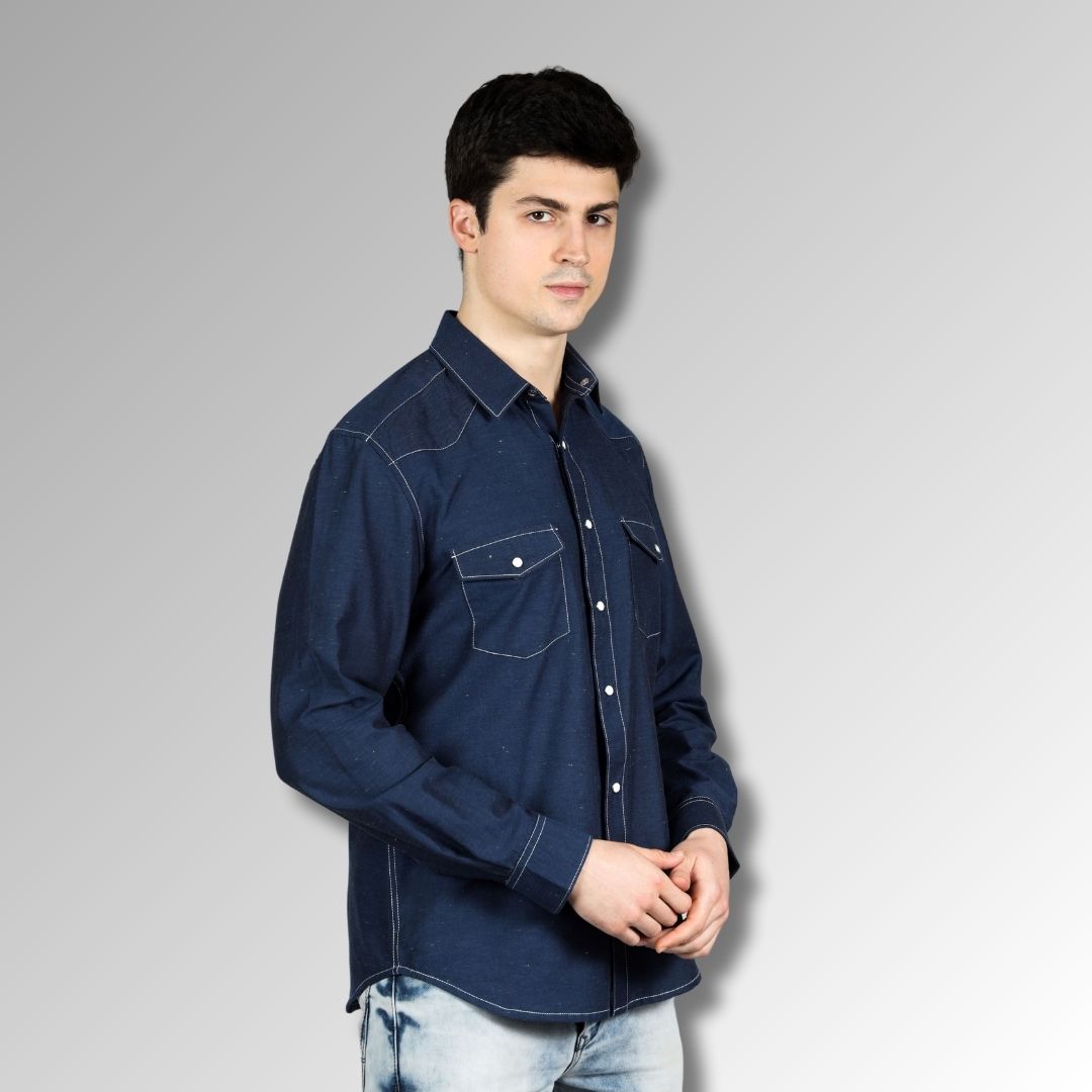 Blue Mens Shirt