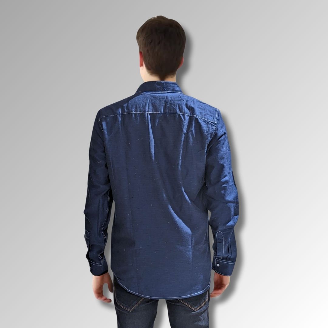 Navy Blue Shirt For Men