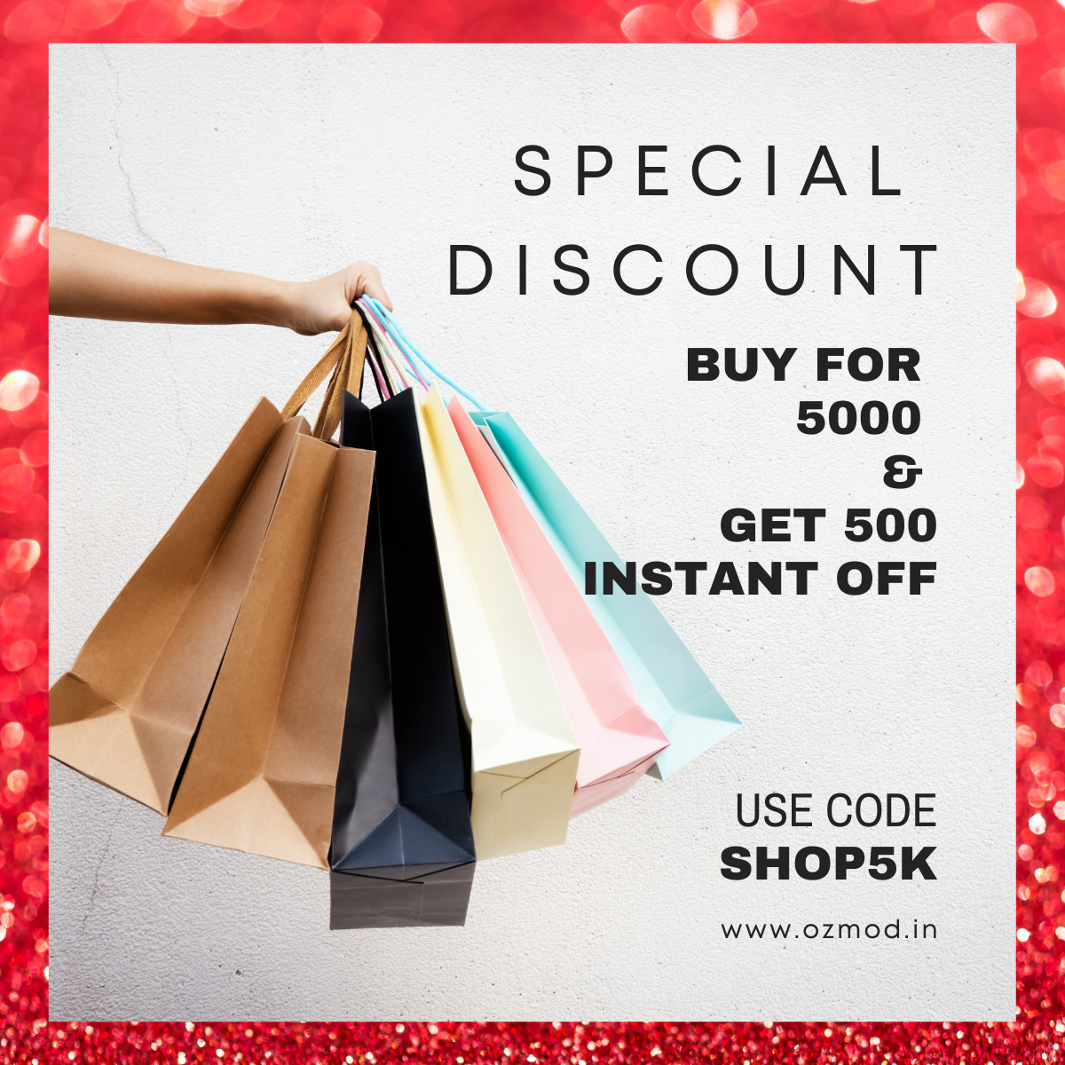 Special Discount - Get 500 Instant Off