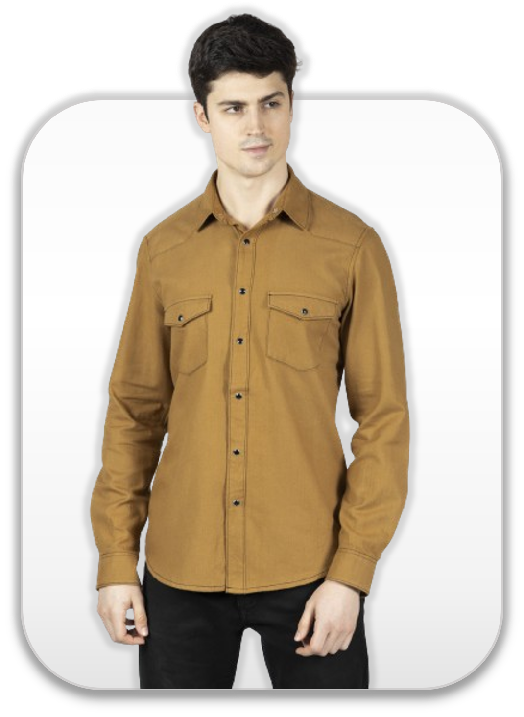 smart casual shirts, mens shirts, mens brown shirt 